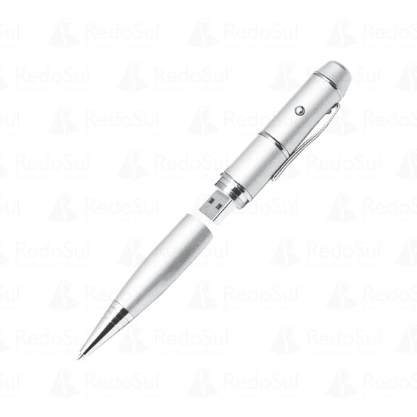 Caneta Pen Drive Personalizada com Laser Point
